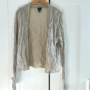 Eileen Fisher glitz and glam sweater size xl metallic